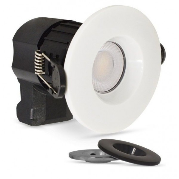 Foco Downlight LED Redondo Ø90mm 7w CCT y acabado Selecionable IP65